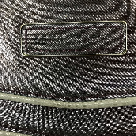 Longchamp Purple Metallic Clutch - Picture 2 of 8